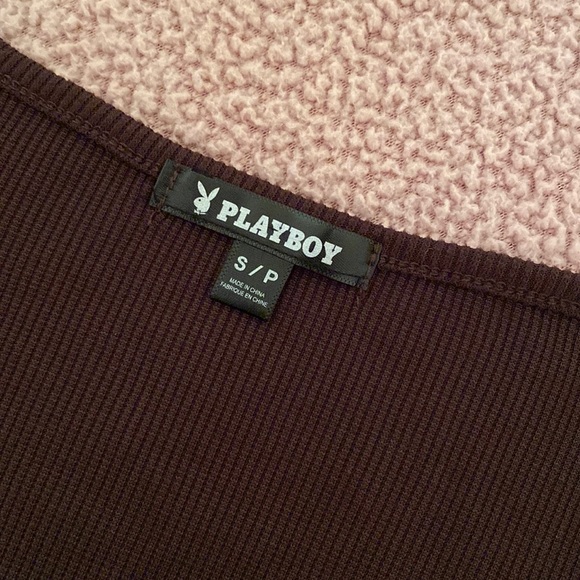 Playboy cropped shirt/bra - Picture 6 of 7